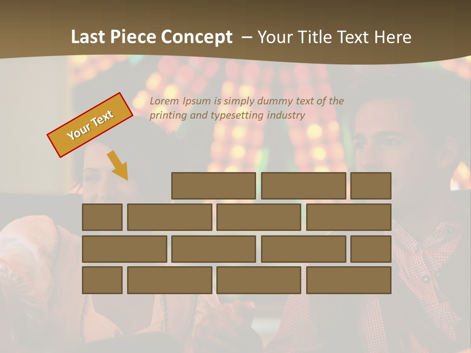 Amusement Park Ride Rides Men PowerPoint Template