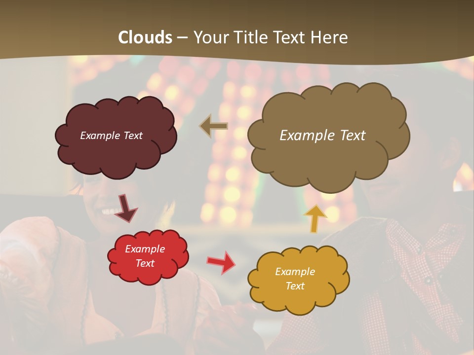 Amusement Park Ride Rides Men PowerPoint Template