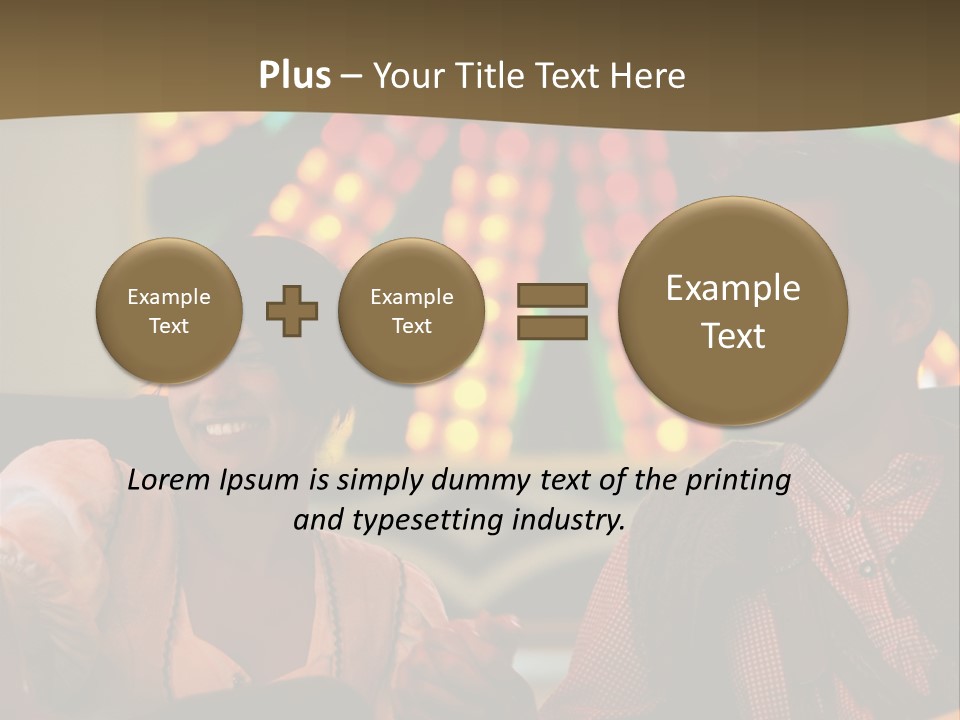 Amusement Park Ride Rides Men PowerPoint Template