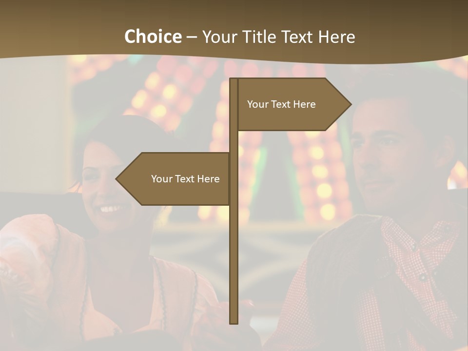 Amusement Park Ride Rides Men PowerPoint Template