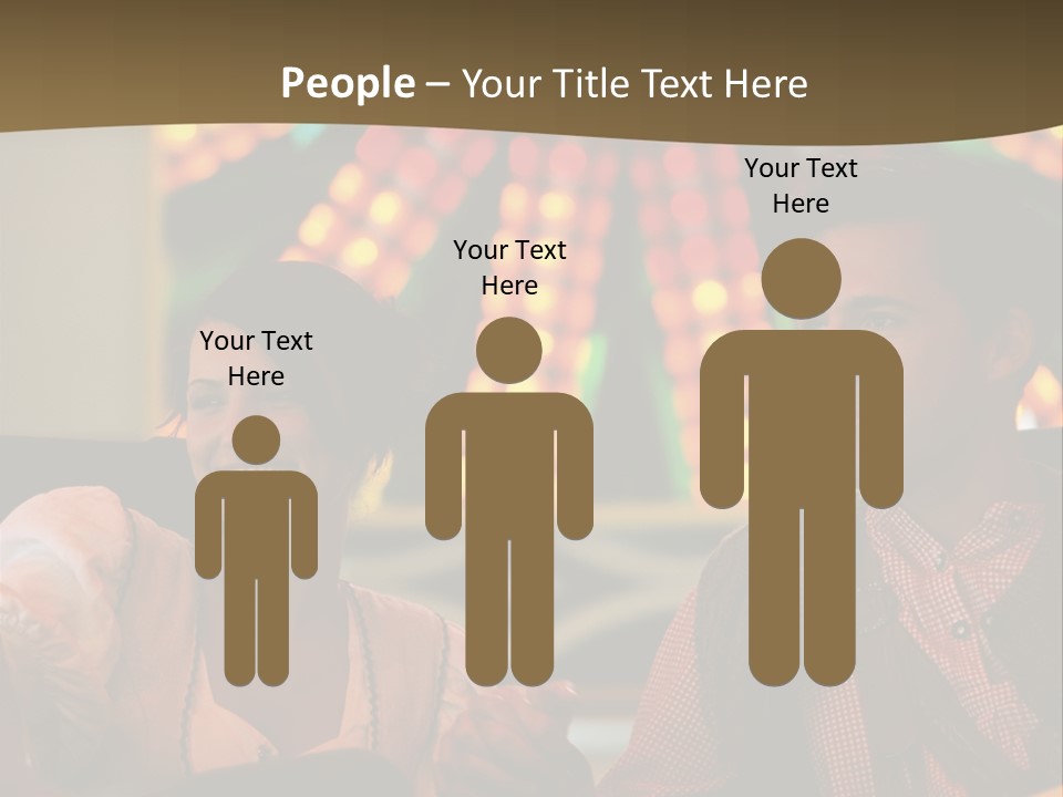 Amusement Park Ride Rides Men PowerPoint Template