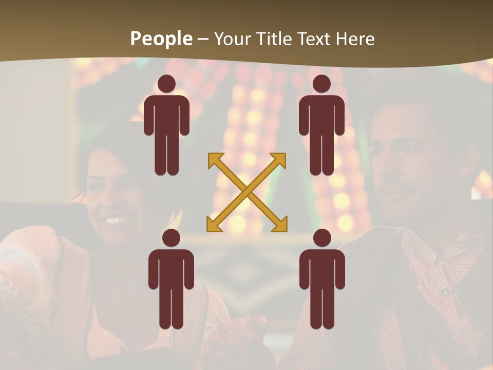 Amusement Park Ride Rides Men PowerPoint Template