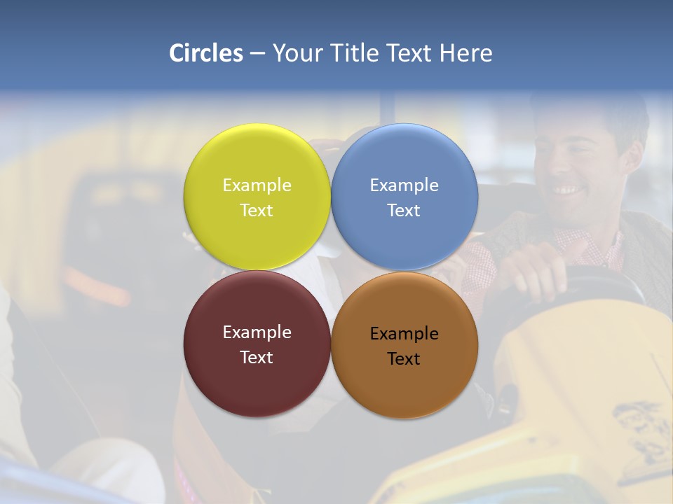 Happy Two Enjoying PowerPoint Template