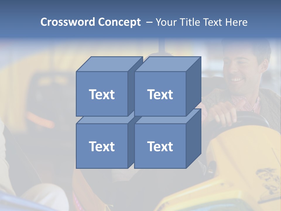 Happy Two Enjoying PowerPoint Template