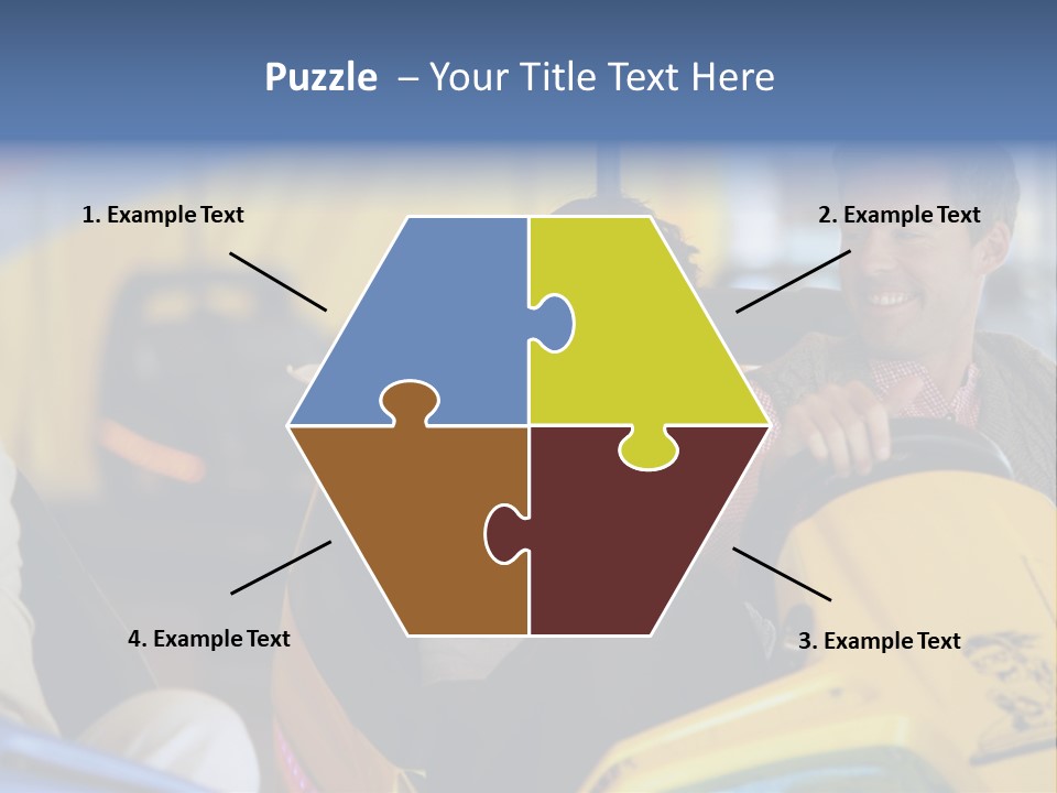 Happy Two Enjoying PowerPoint Template
