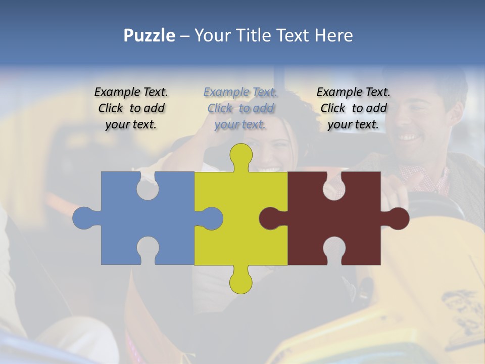 Happy Two Enjoying PowerPoint Template