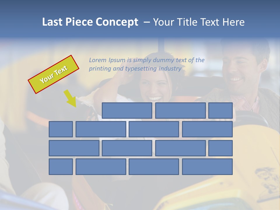 Happy Two Enjoying PowerPoint Template