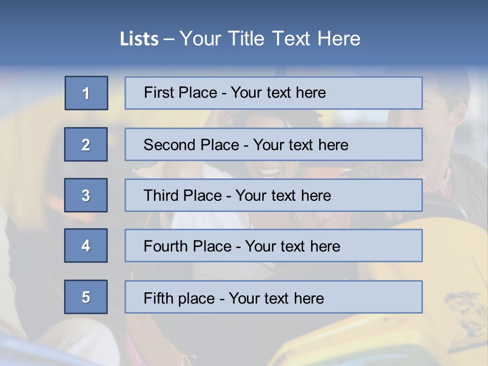 Happy Two Enjoying PowerPoint Template