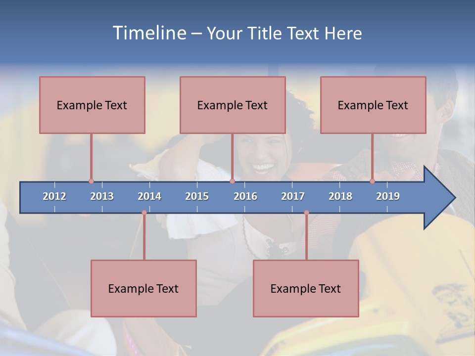 Happy Two Enjoying PowerPoint Template