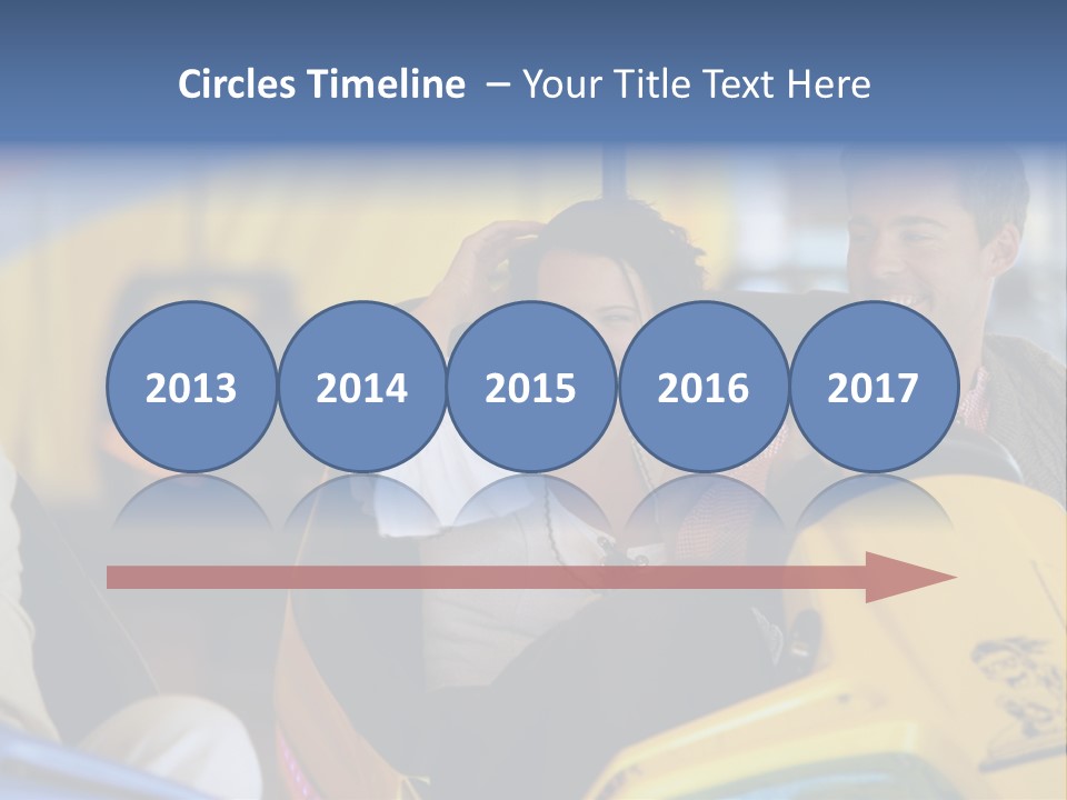 Happy Two Enjoying PowerPoint Template