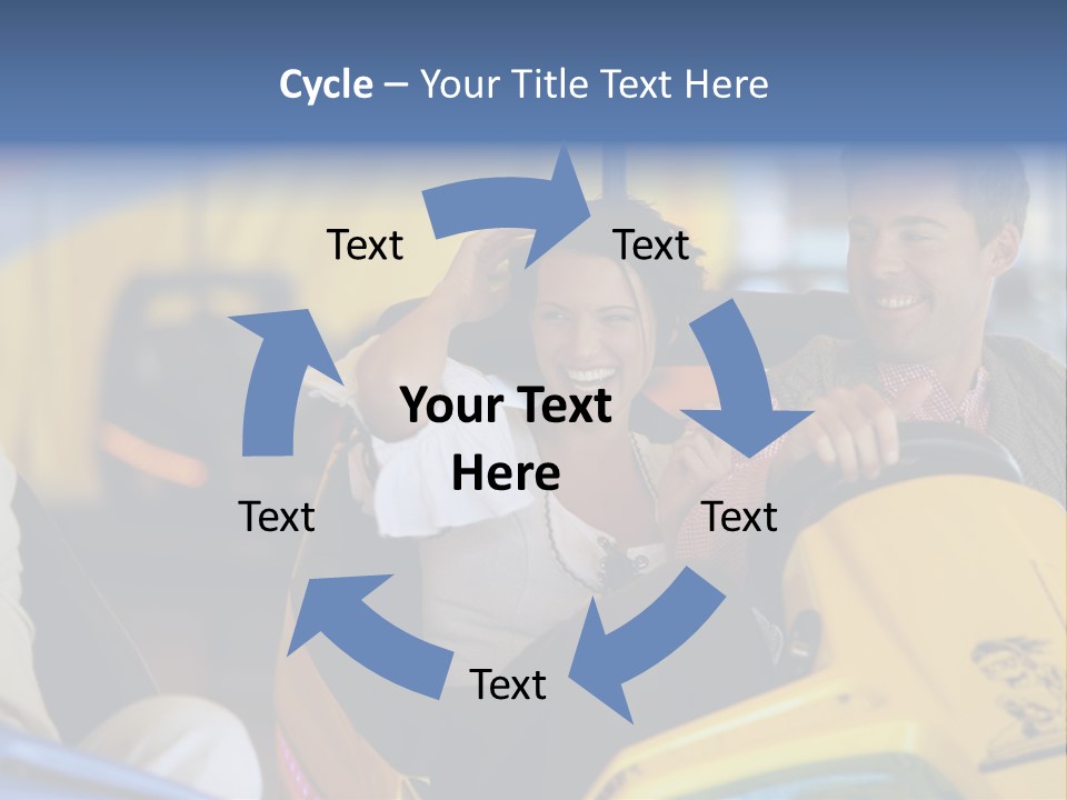 Happy Two Enjoying PowerPoint Template