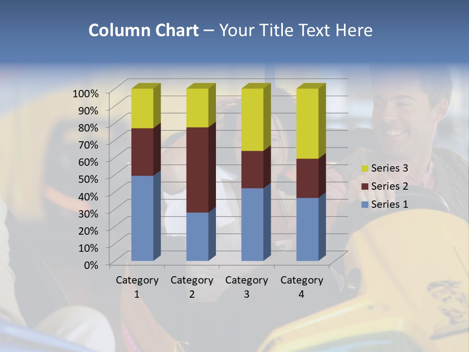 Happy Two Enjoying PowerPoint Template