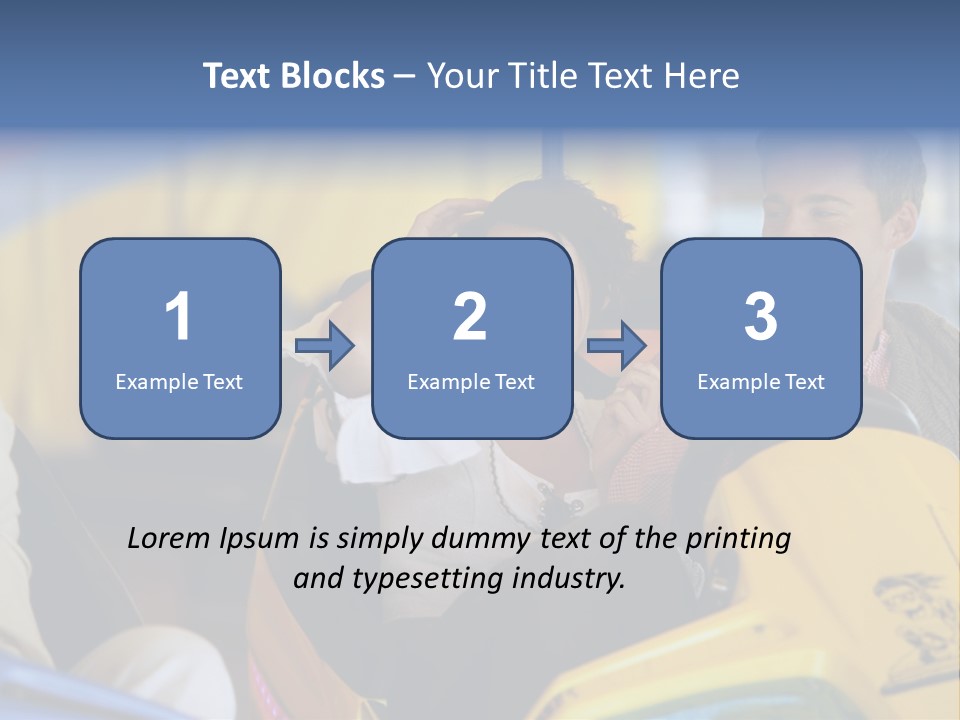 Happy Two Enjoying PowerPoint Template
