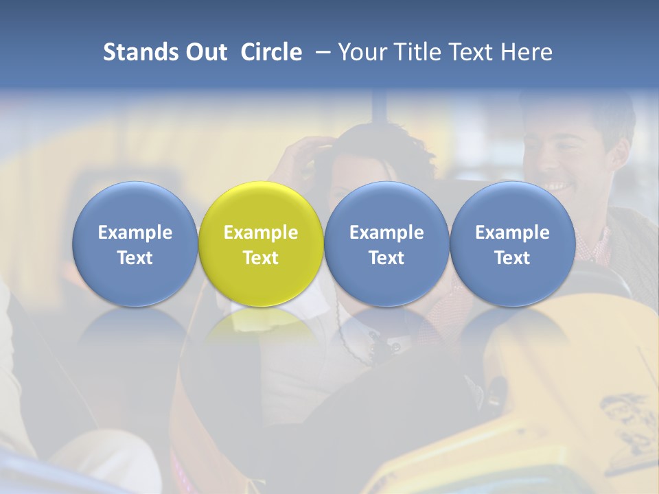 Happy Two Enjoying PowerPoint Template