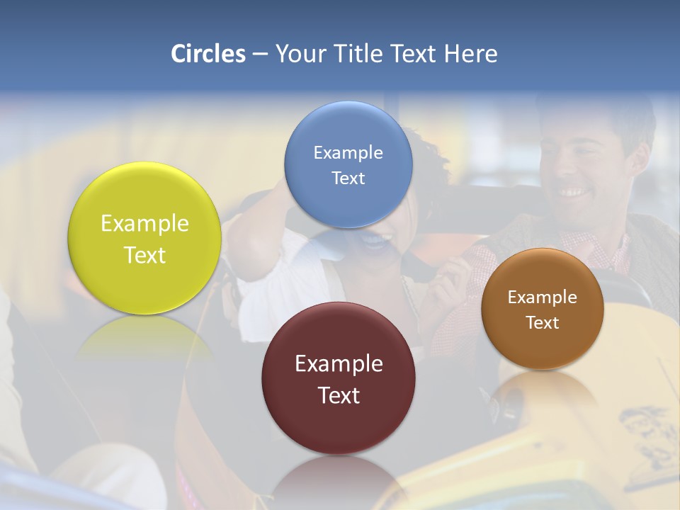 Happy Two Enjoying PowerPoint Template