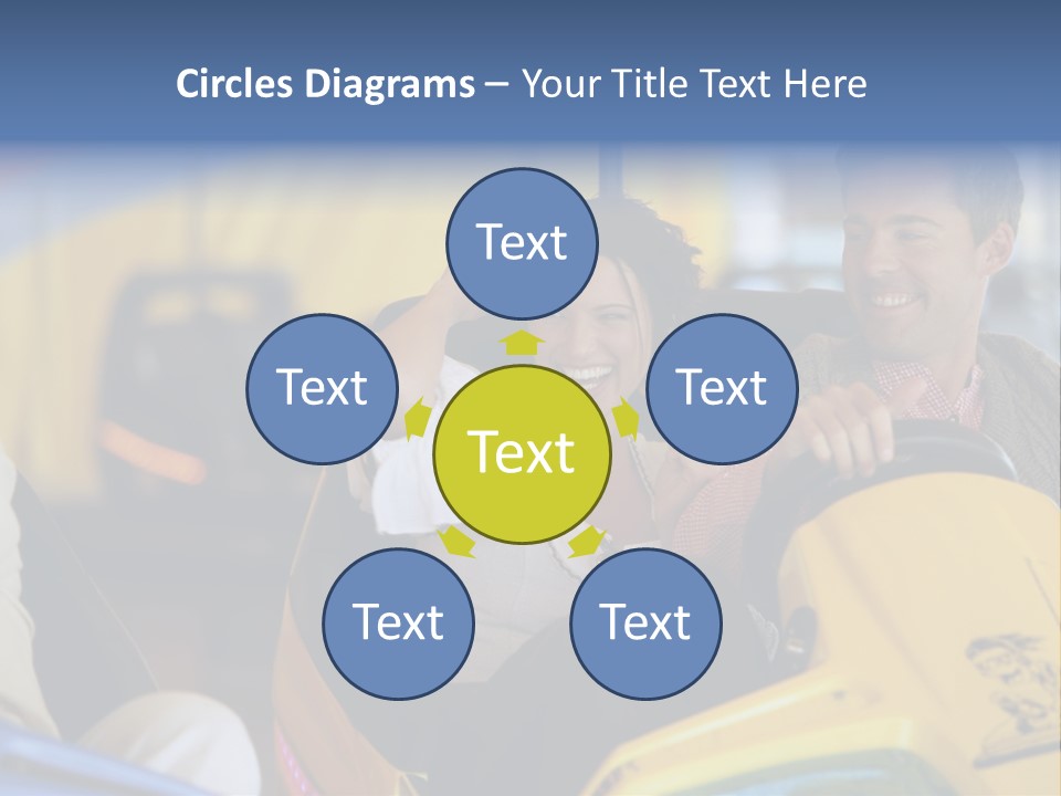 Happy Two Enjoying PowerPoint Template