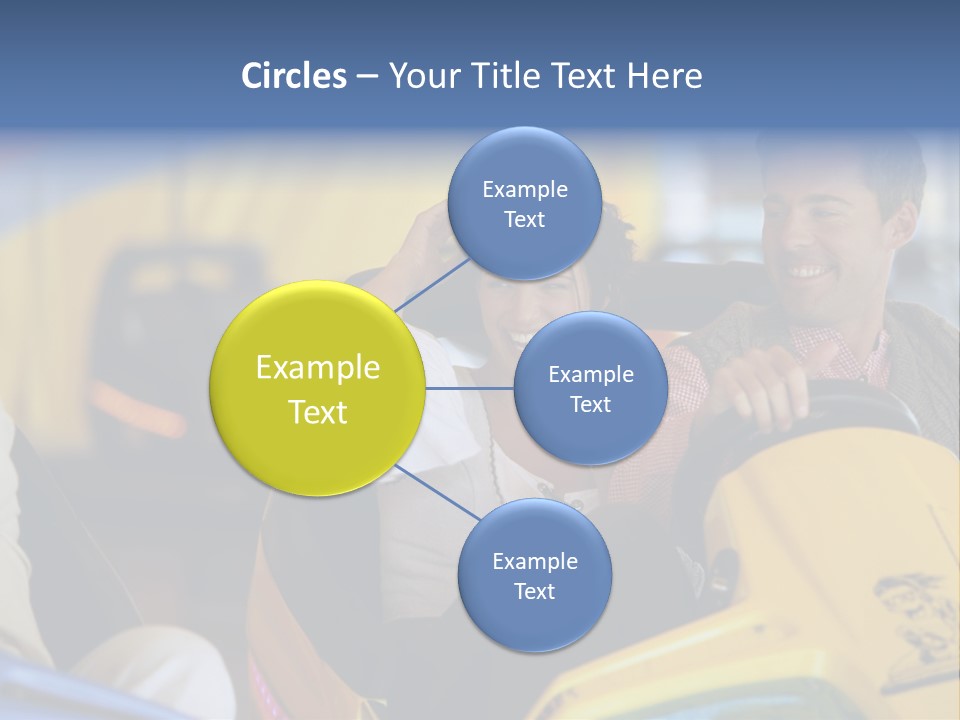 Happy Two Enjoying PowerPoint Template