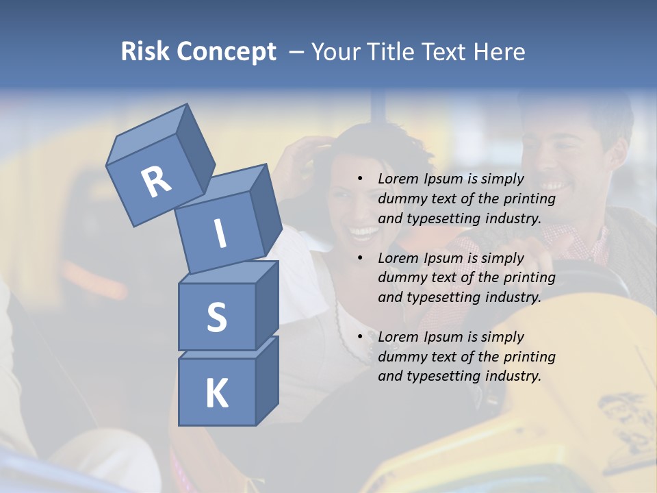 Happy Two Enjoying PowerPoint Template