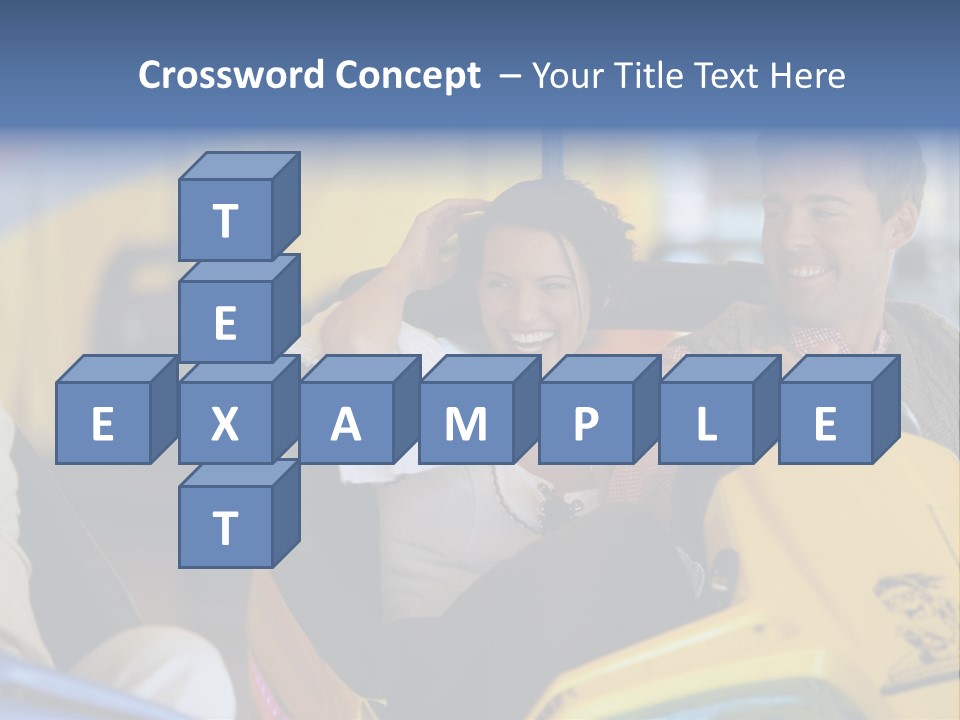 Happy Two Enjoying PowerPoint Template