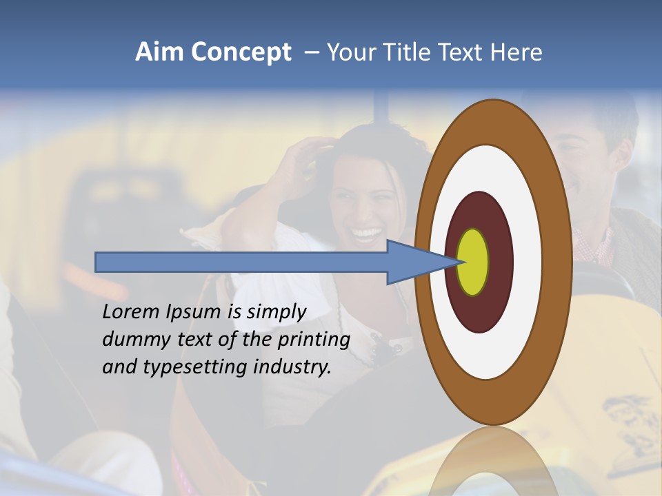 Happy Two Enjoying PowerPoint Template