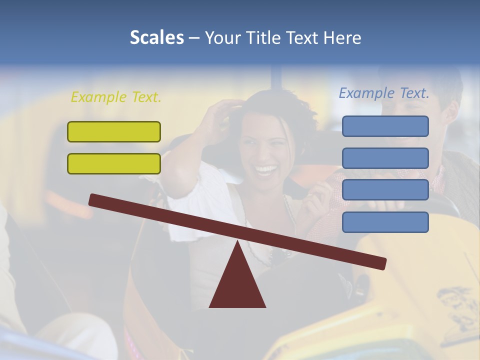Happy Two Enjoying PowerPoint Template