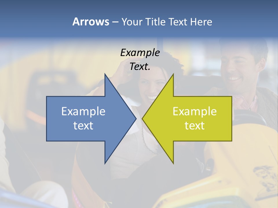 Happy Two Enjoying PowerPoint Template