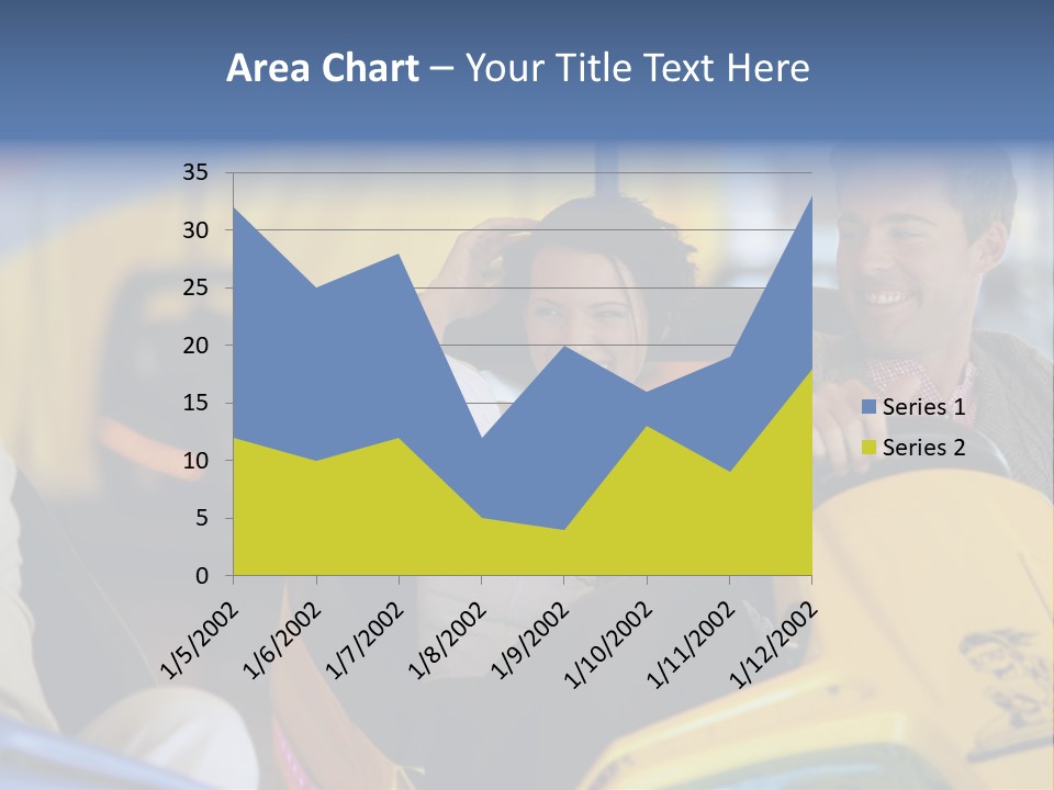 Happy Two Enjoying PowerPoint Template