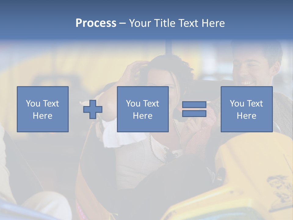 Happy Two Enjoying PowerPoint Template