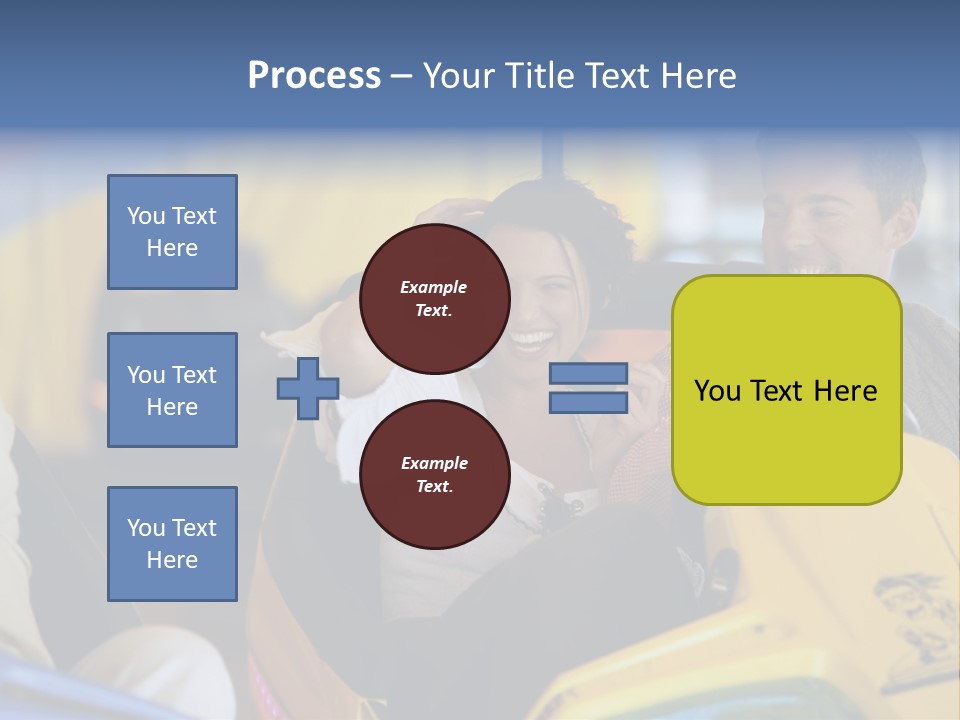 Happy Two Enjoying PowerPoint Template