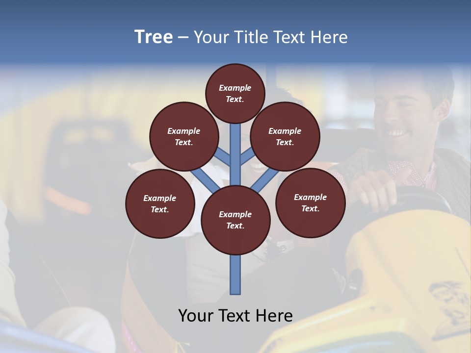 Happy Two Enjoying PowerPoint Template