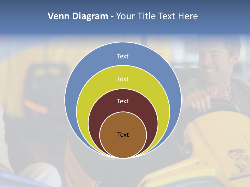 Happy Two Enjoying PowerPoint Template