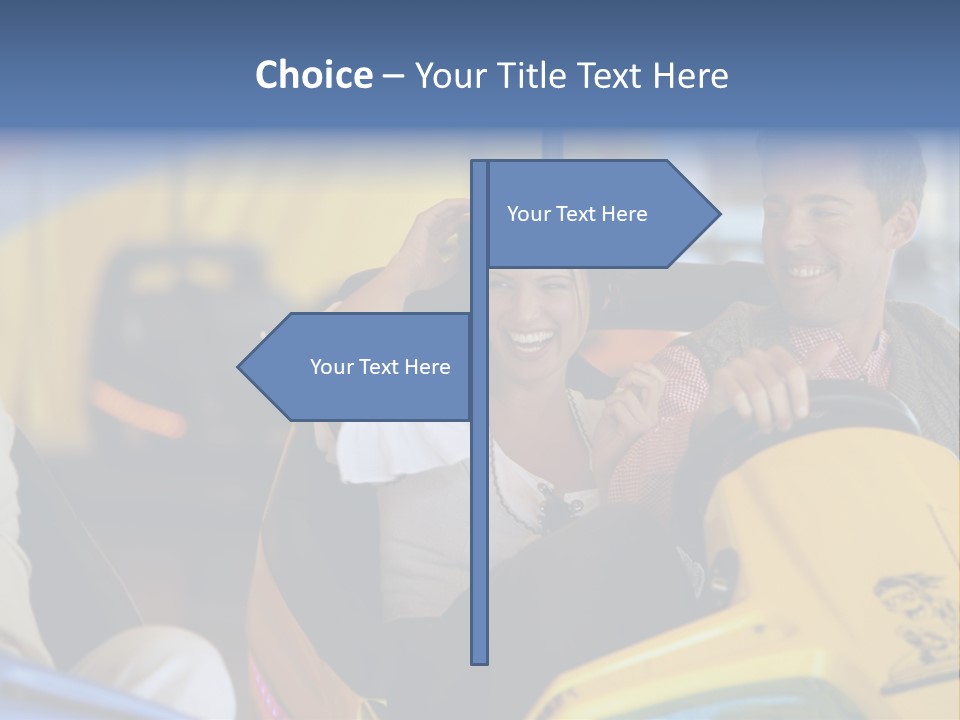 Happy Two Enjoying PowerPoint Template