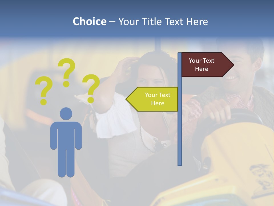 Happy Two Enjoying PowerPoint Template
