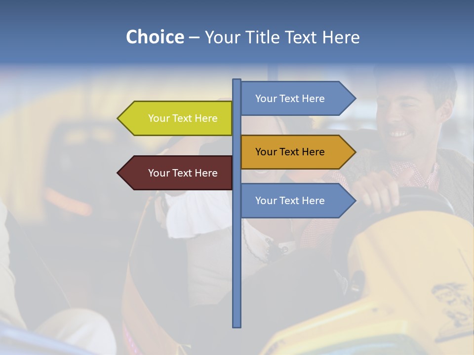 Happy Two Enjoying PowerPoint Template