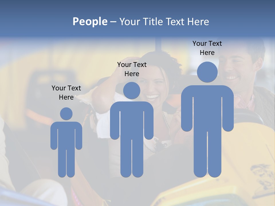 Happy Two Enjoying PowerPoint Template