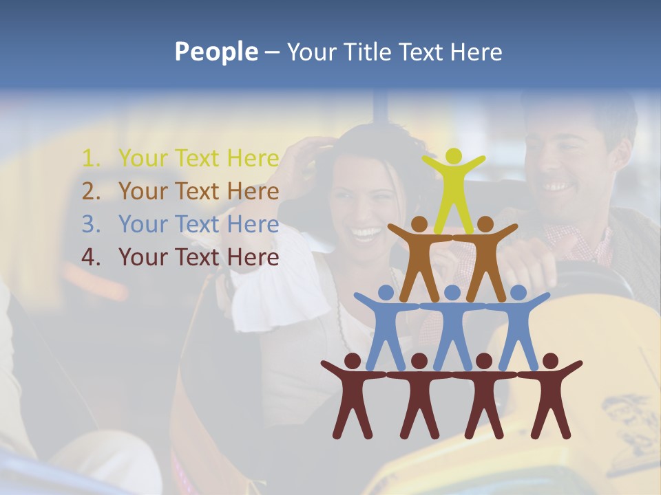 Happy Two Enjoying PowerPoint Template