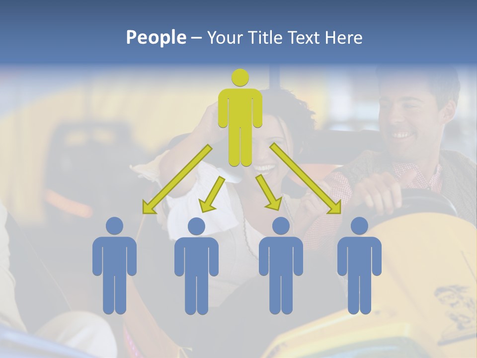 Happy Two Enjoying PowerPoint Template