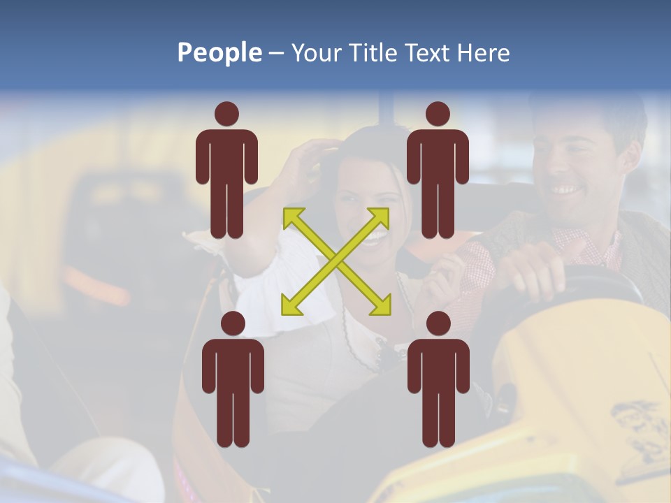 Happy Two Enjoying PowerPoint Template