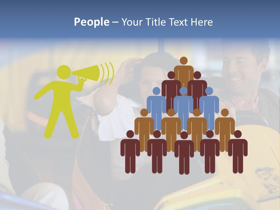 Happy Two Enjoying PowerPoint Template