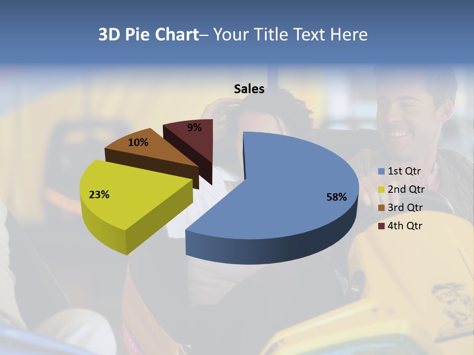 Happy Two Enjoying PowerPoint Template