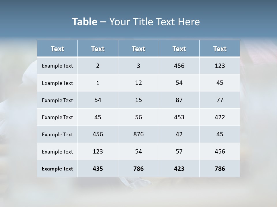 Two Tables Event PowerPoint Template