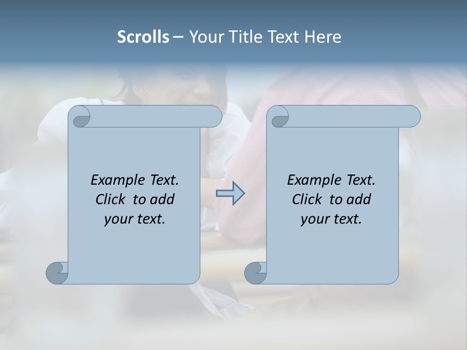 Two Tables Event PowerPoint Template