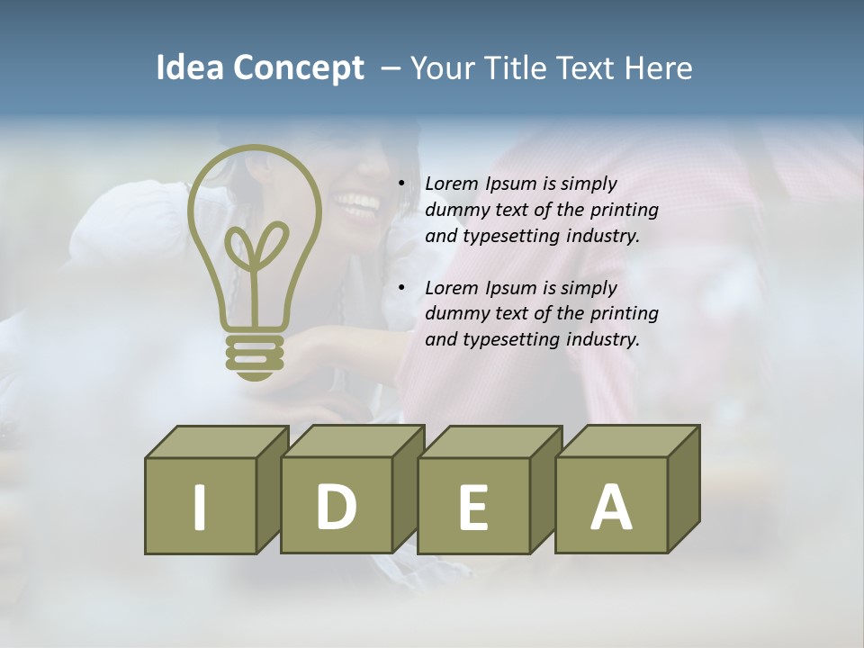 Two Tables Event PowerPoint Template