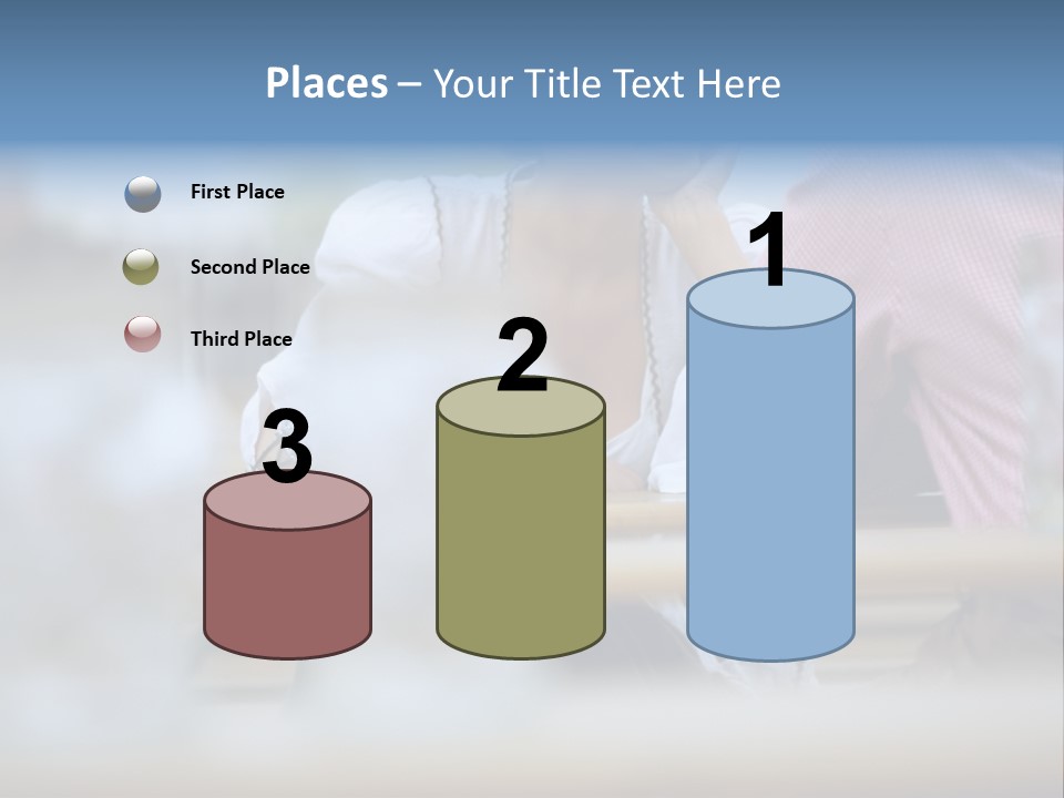 Two Happy Tableware PowerPoint Template