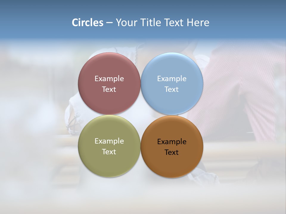 Two Happy Tableware PowerPoint Template