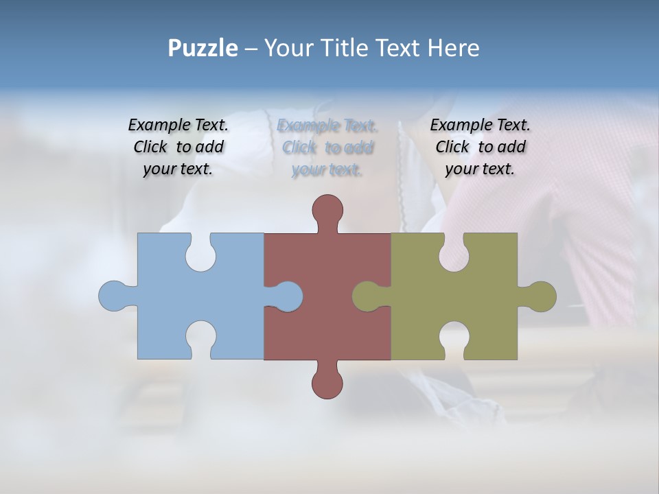 Two Happy Tableware PowerPoint Template