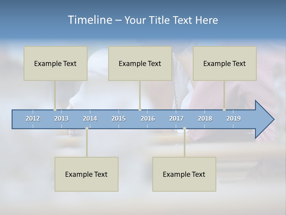 Two Happy Tableware PowerPoint Template