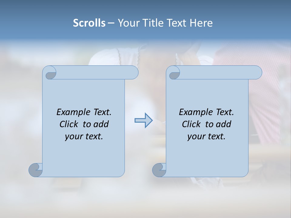 Two Happy Tableware PowerPoint Template