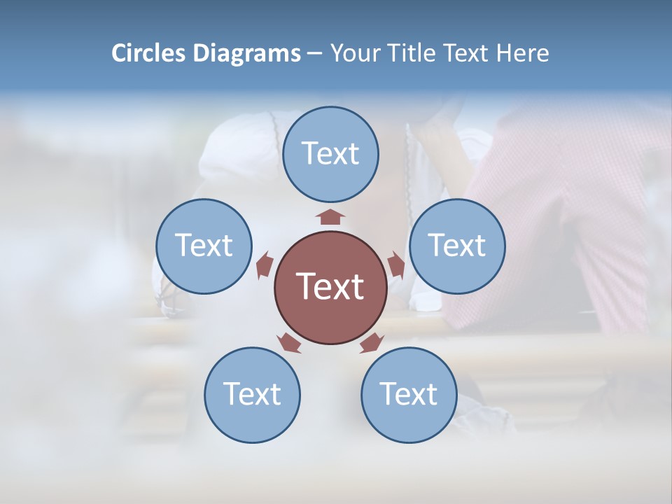 Two Happy Tableware PowerPoint Template