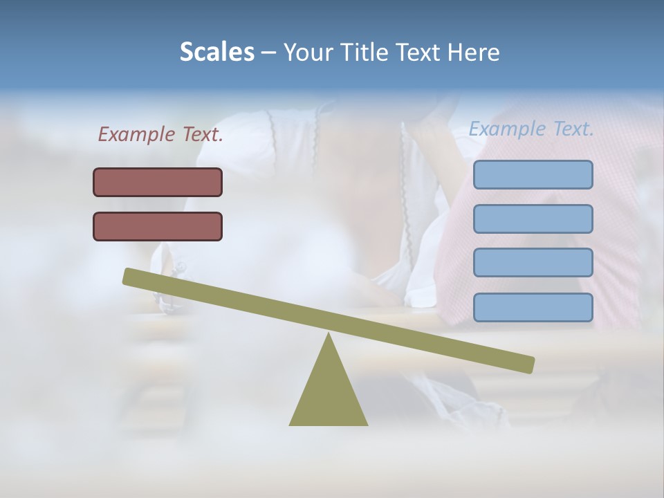 Two Happy Tableware PowerPoint Template